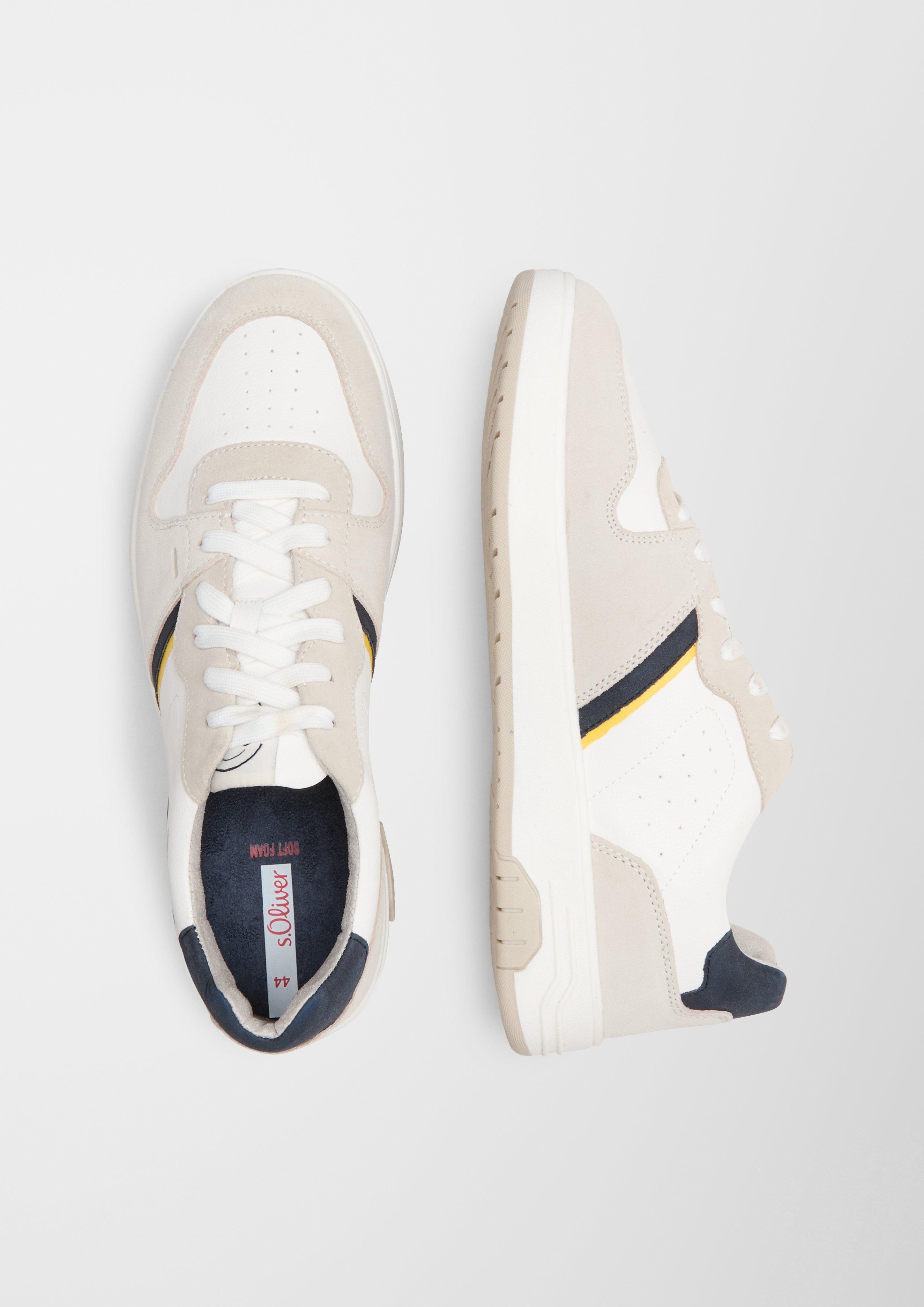 Sneaker aus Ledermix  6007302-157