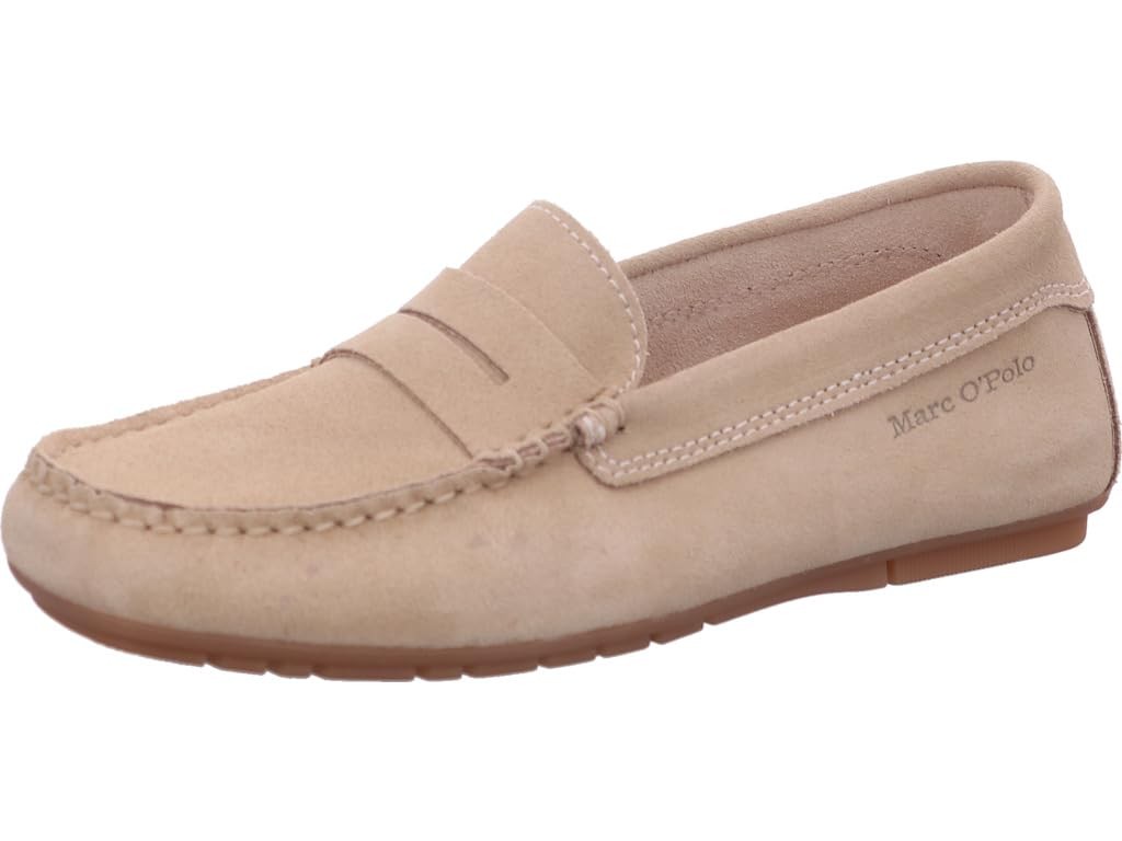 MARC O'POLO Sportliche Slipper beige Mocassin