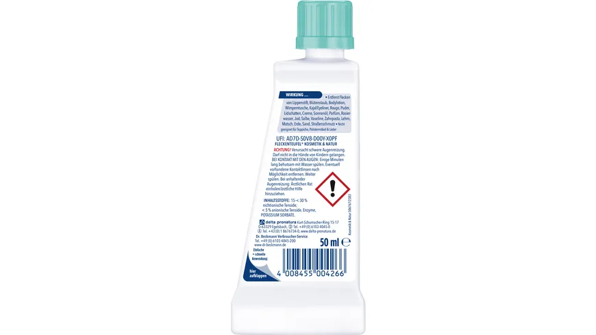 Dr.Beckmann Flecken Teufel Natur & Kosmetik 50 ml