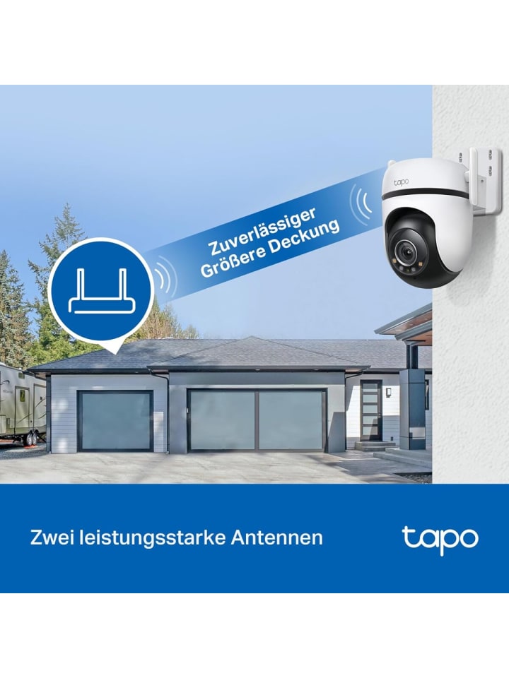 COFI 1453 TP-LINK Kabellose Überwachungskamera Outdoor Tapo in Schwarz günstig kaufen onesize