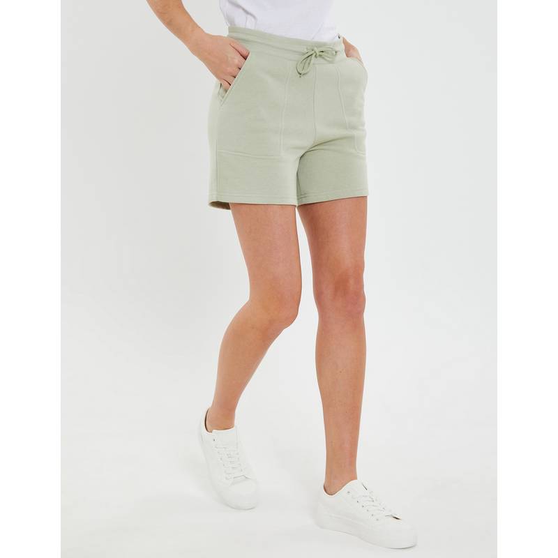 Threadbare THB Spencer Jersey Tie Waist Short Shorts Damen