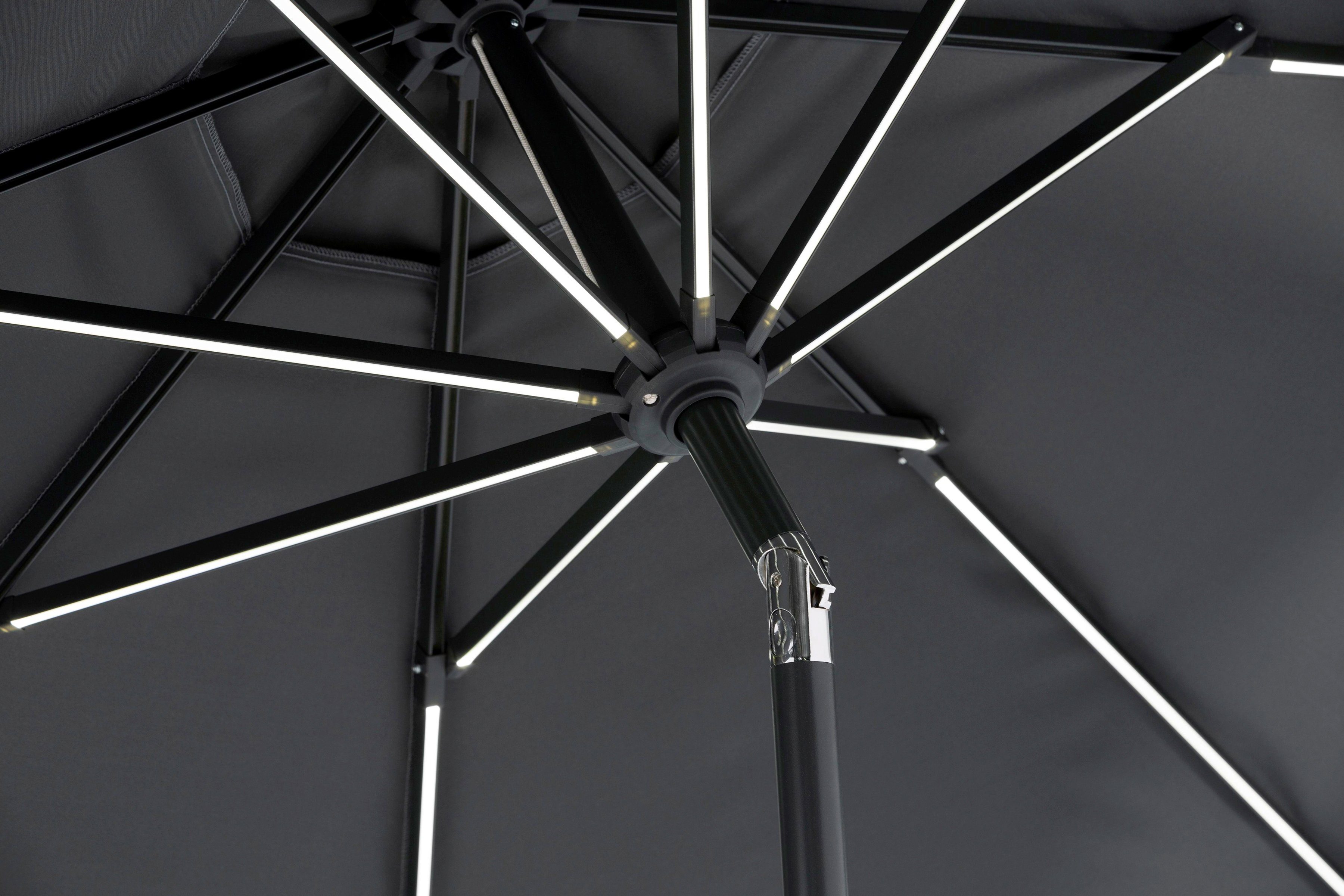 Schneider Schirme Sonnenschirm Blacklight it, LxB: 270x256 cm, ohne Schirmständer