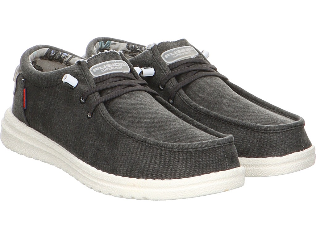 HANDED BY Freizeit Schnürer bunt Hightech washed black