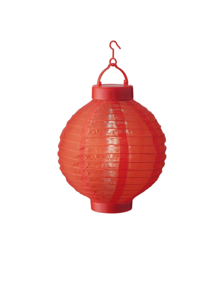 MARELIDA LED Solar Lampion in rot - D: 20cm günstig kaufen onesize