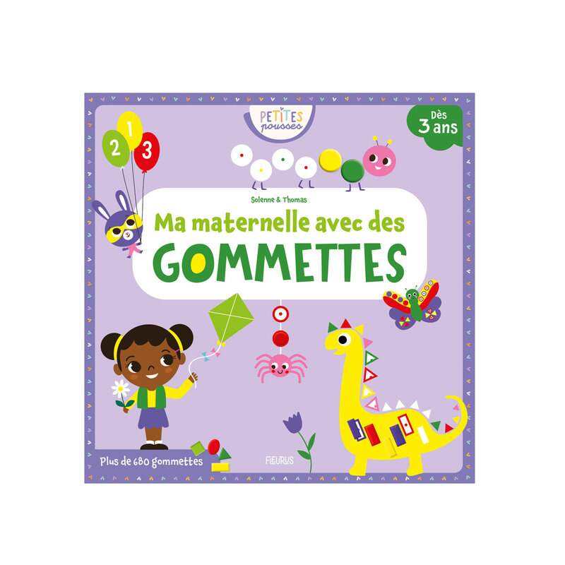 Livre de gommette, Petites pousses, Ma maternelle avec des gommettes - Fleurus