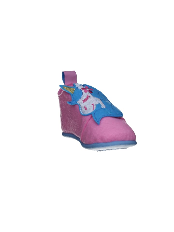 Playshoes Filz-Hausschuh Einhorn in Rosa günstig kaufen