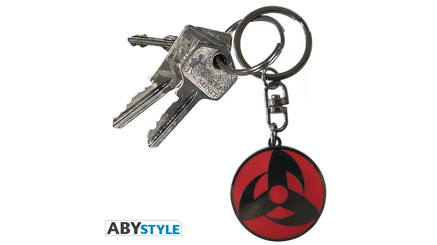 Naruto Sharingan Kakashi Metall-Schlüsselanhänger