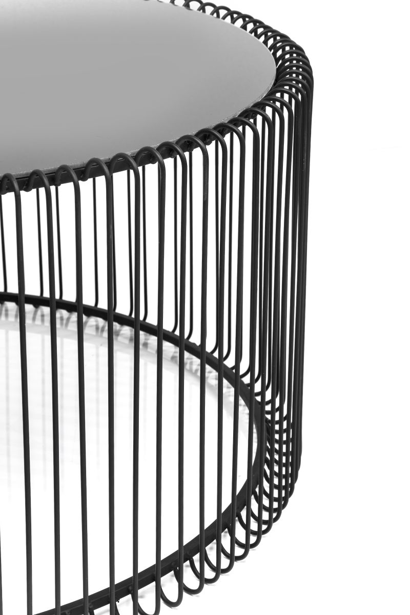 KARE Couchtisch Wire 2er Set Schwarz