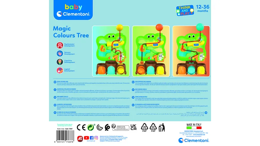 Clementoni - Logikspiel Lustiger Baum