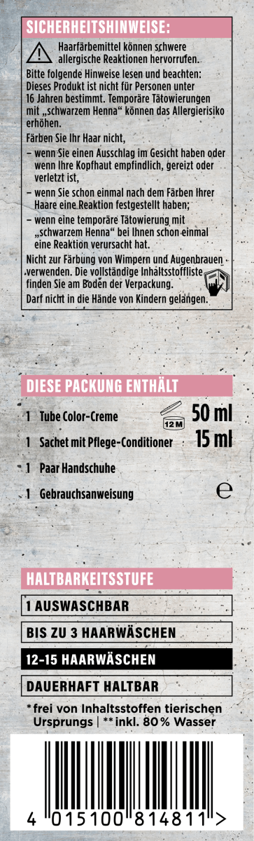 Farb-Glanzbehandlung Pastell Glossing P123 Rose Gold, 1 St