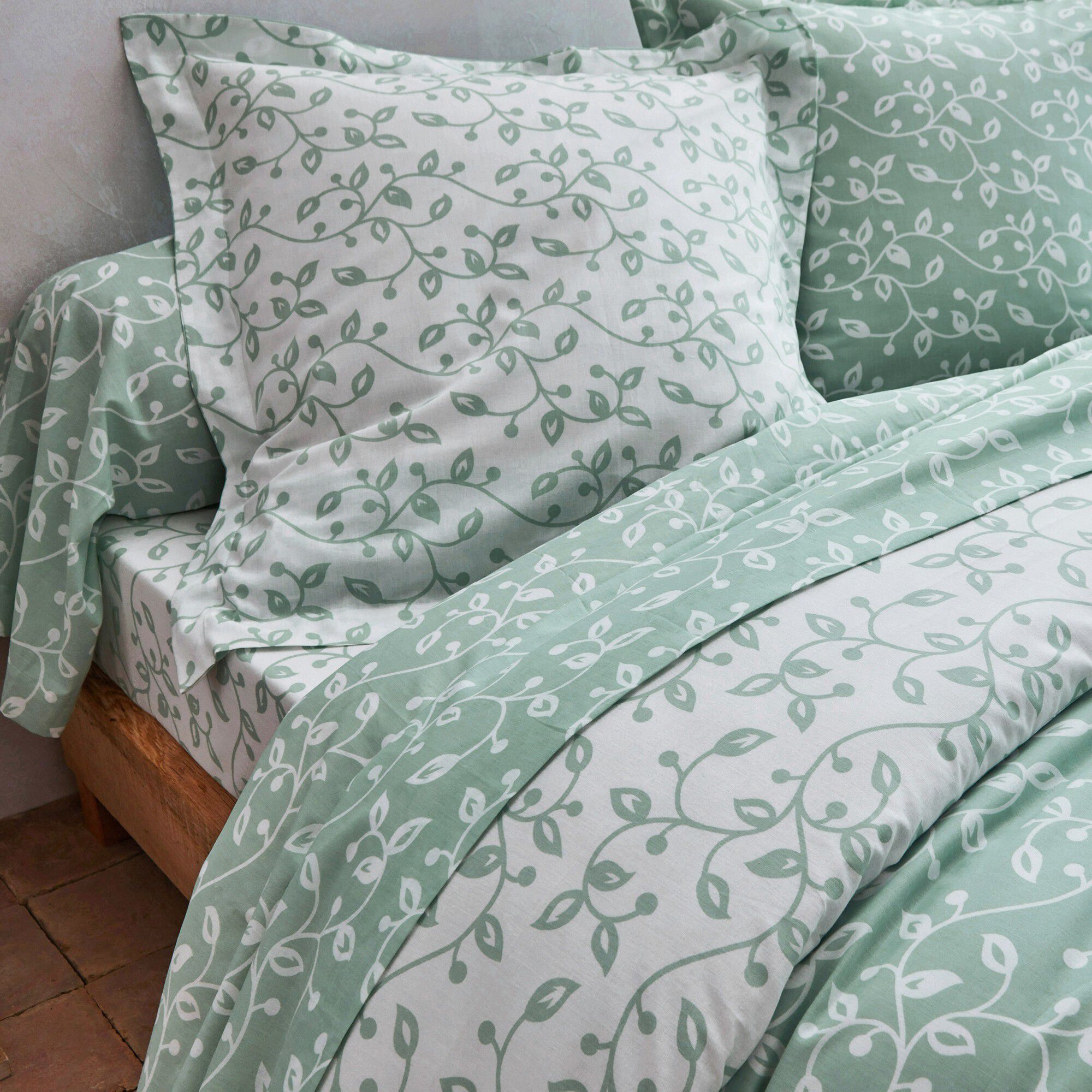 Linge de lit Héritage en coton à motifs volutes