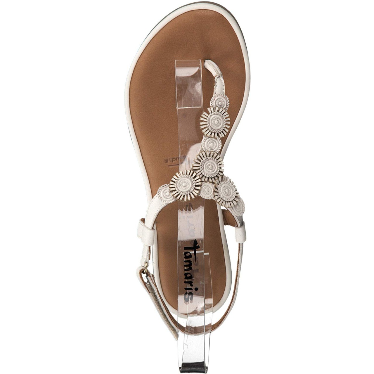 TAMARIS Riemchen Sandalen weiss