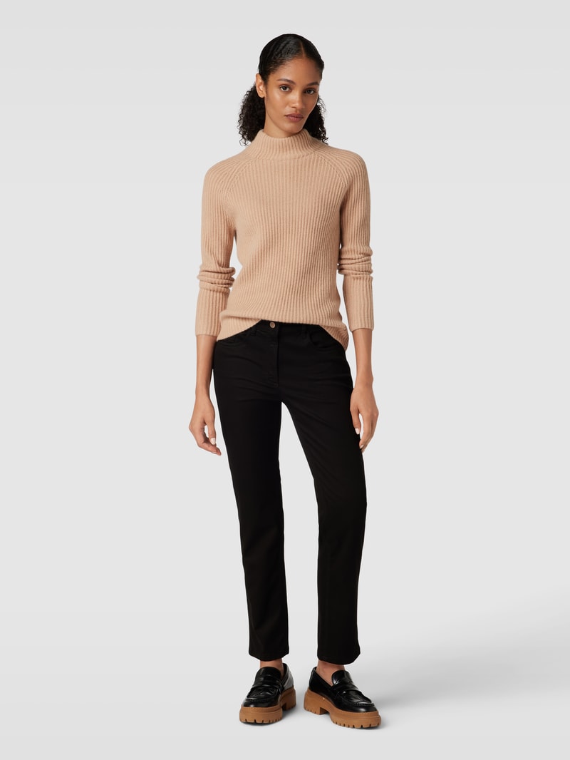 Jeans im 5-Pocket-Design Modell 'CORA' in schwarz