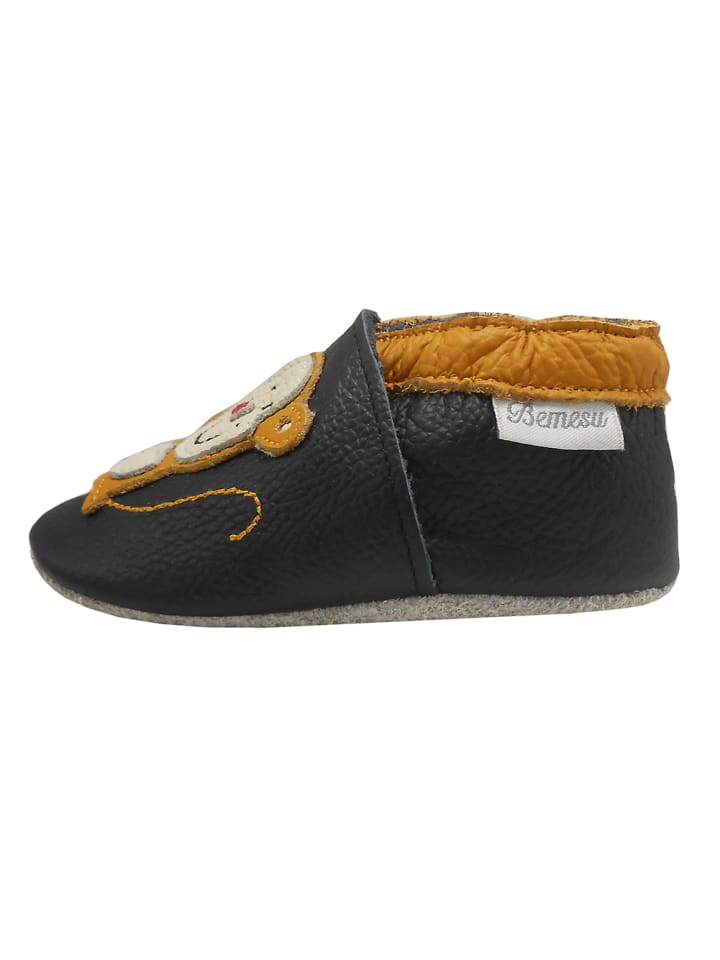 Yalion Baby Krabbelschuhe in Affe Schwarz günstig kaufen