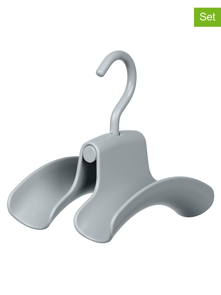Wenko 3er-Set: Handtaschenhalter in Grau - (B)9 x (H)12,5 x (T)14 cm günstig kaufen onesize