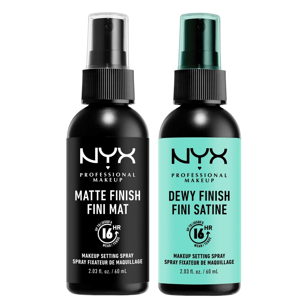 NYX Professional Makeup Duo spray fixateur mat & satiné Fixateur de maquillage