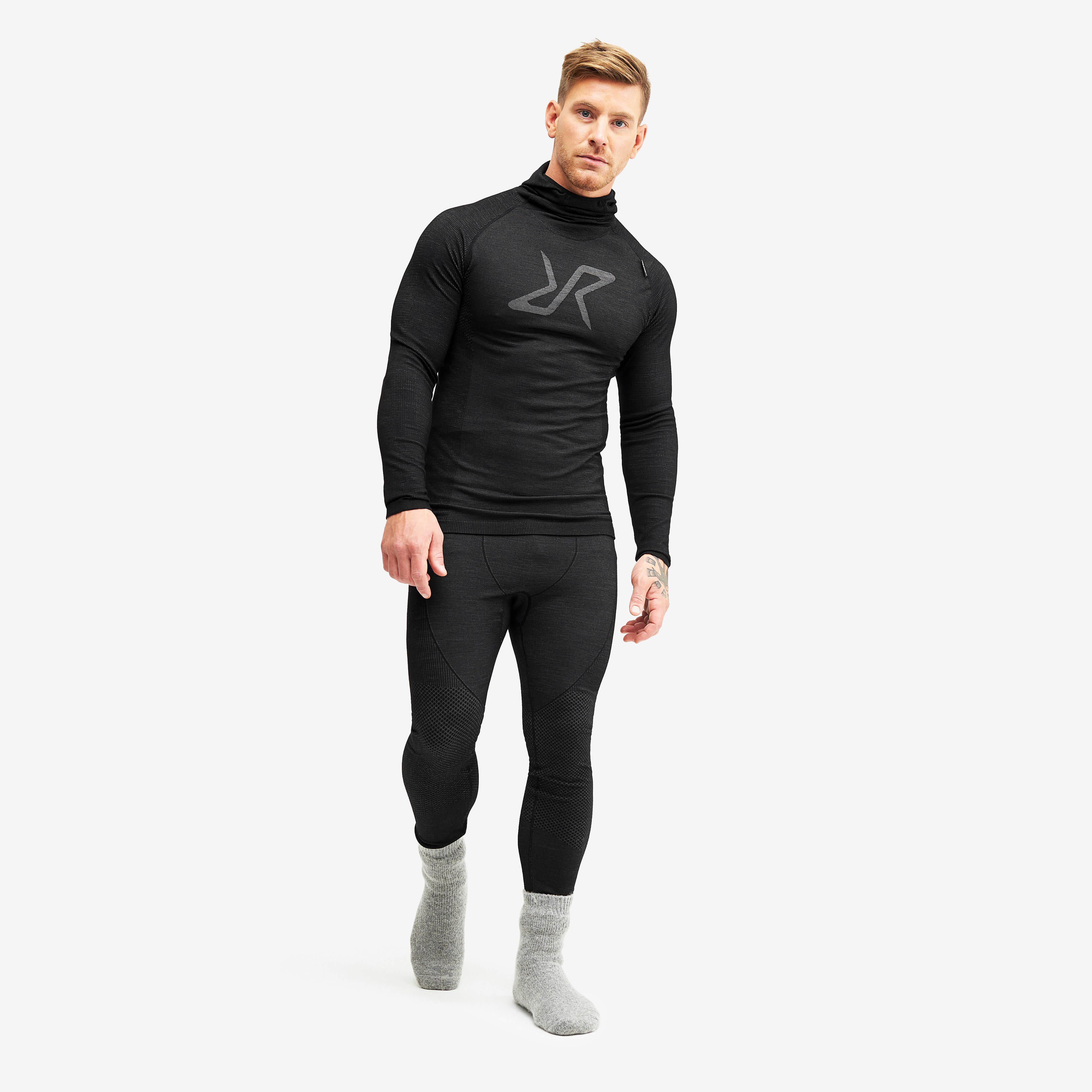 Fuse Merino Base Layer Set Homme Anthracite