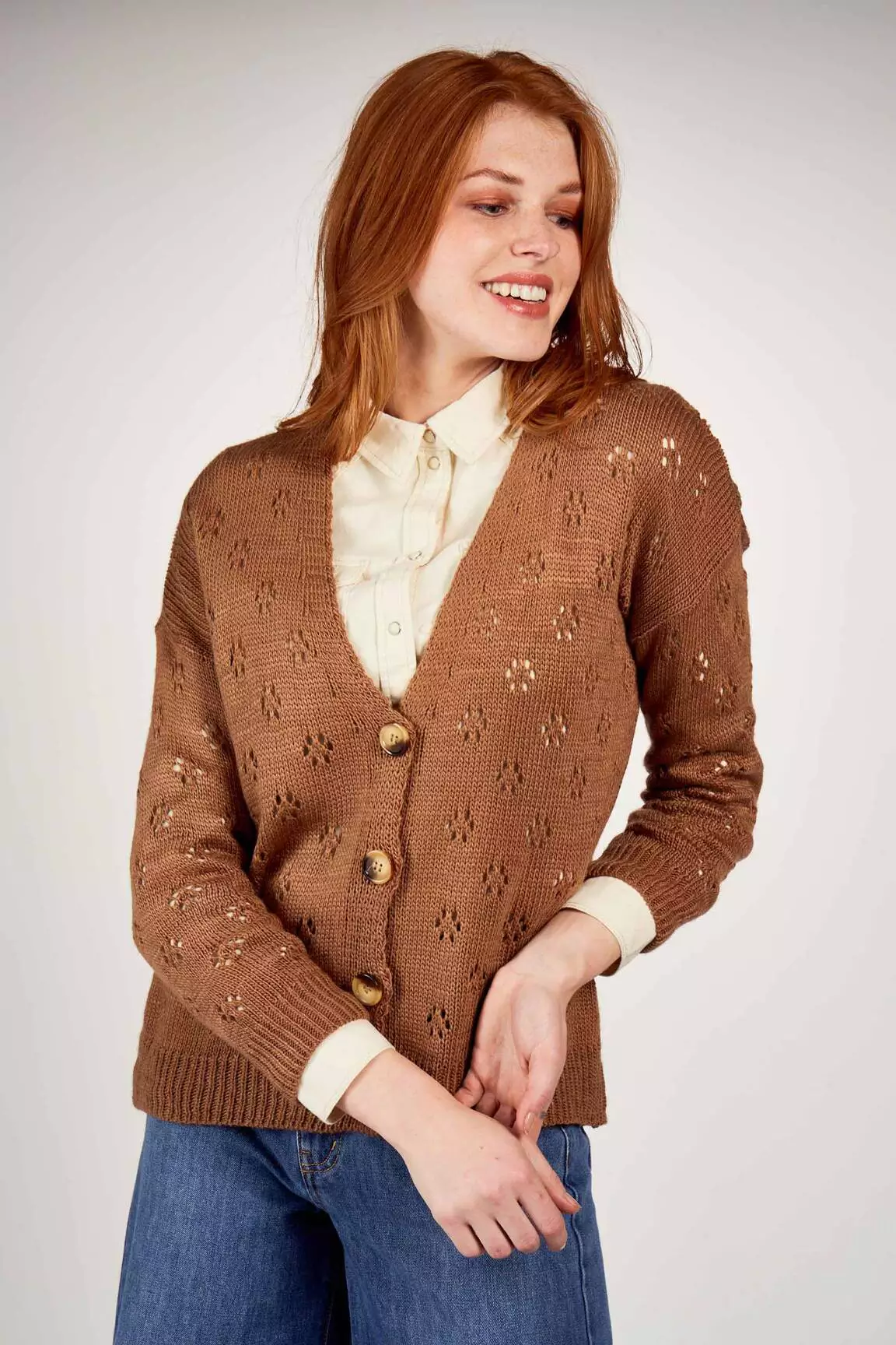 Zabaione Cardigans Femme couleur marron
