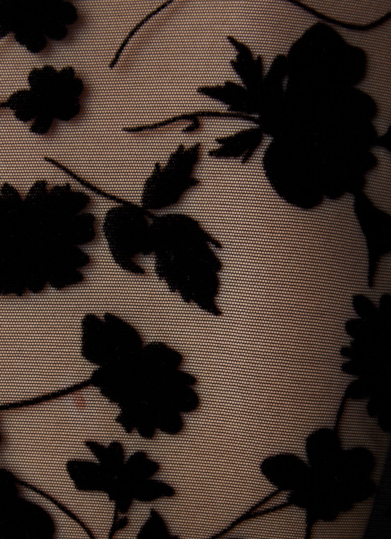 Givenchy Mesh body with flock print