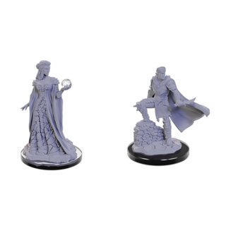 Critical Role unpainted Miniatures: Xhorhasian Mage & Xhorhasian Prowler (2)