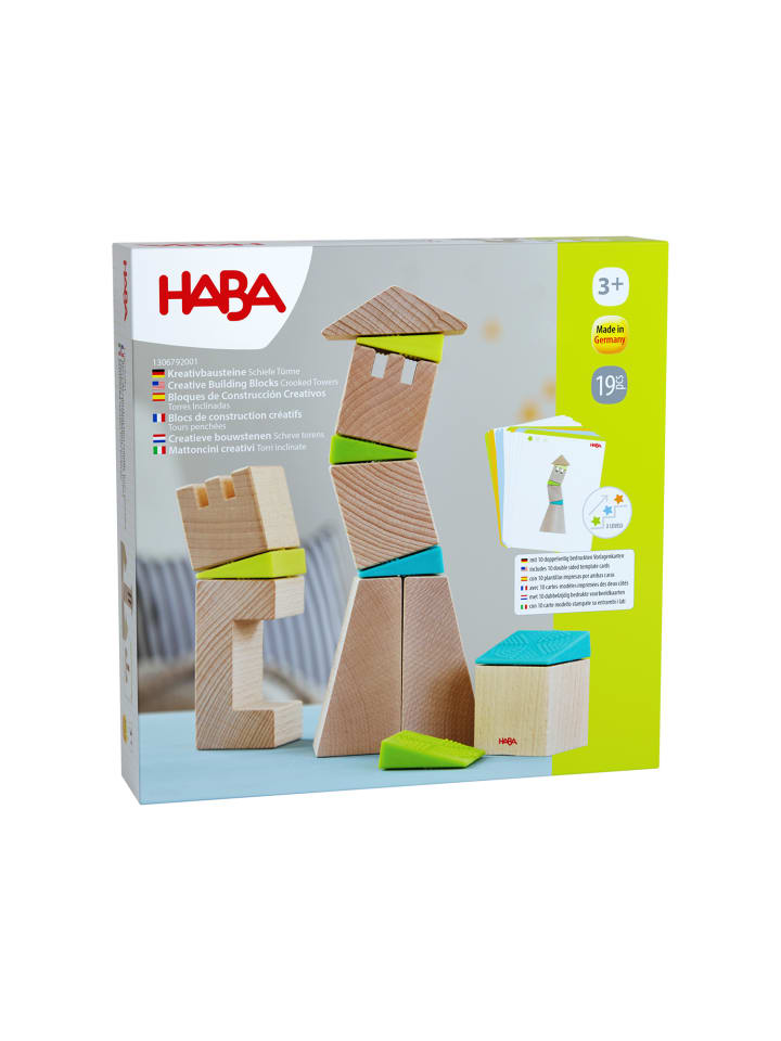 Haba Lernspielzeug 3D-Legespiel Schiefe Türme in mehrfarbig günstig kaufen onesize