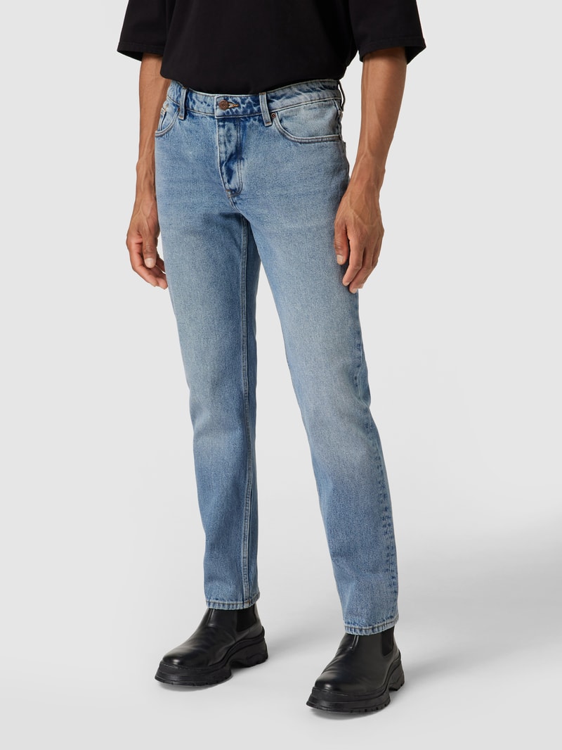 Mid Rise Jeans im Slim Fit in blau
