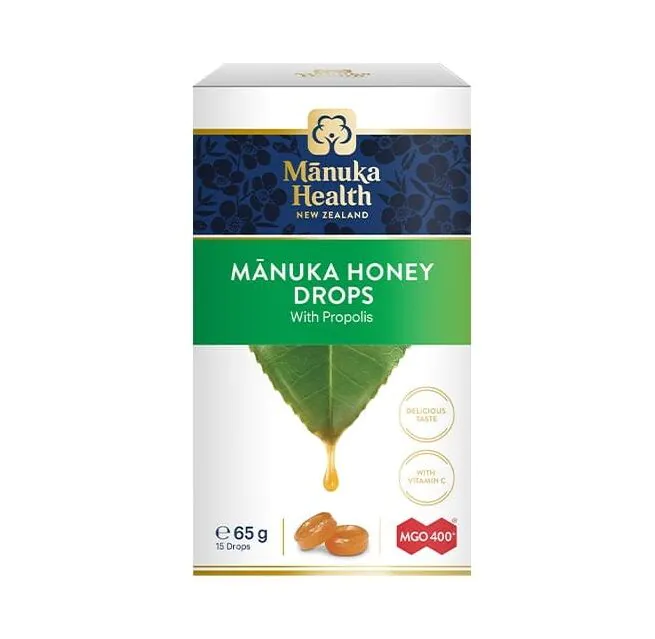 Bombone s Manuka medom MGO 400+, propolisom i vitaminom C, 65 g