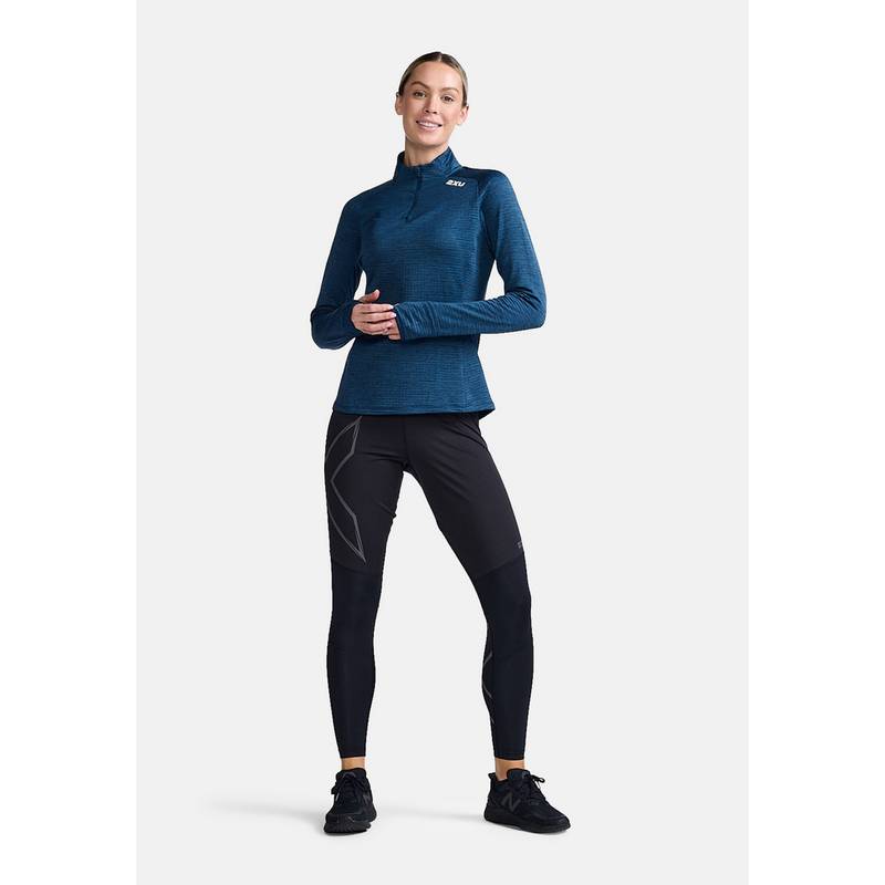 2XU Ignition 1/4 Zip Funktionsshirt Damen