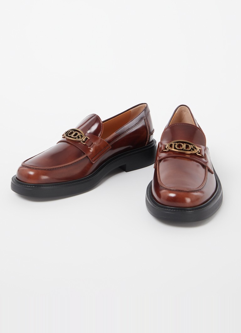 Tod's mokasīni no teļādas ar logotipu