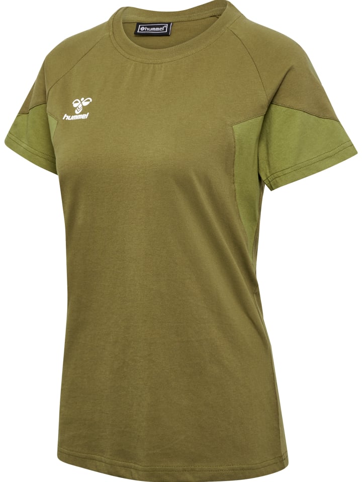 Hummel Hummel T-Shirt Raglanärmel Hmltravel Damen in MILITARY OLIVE günstig kaufen