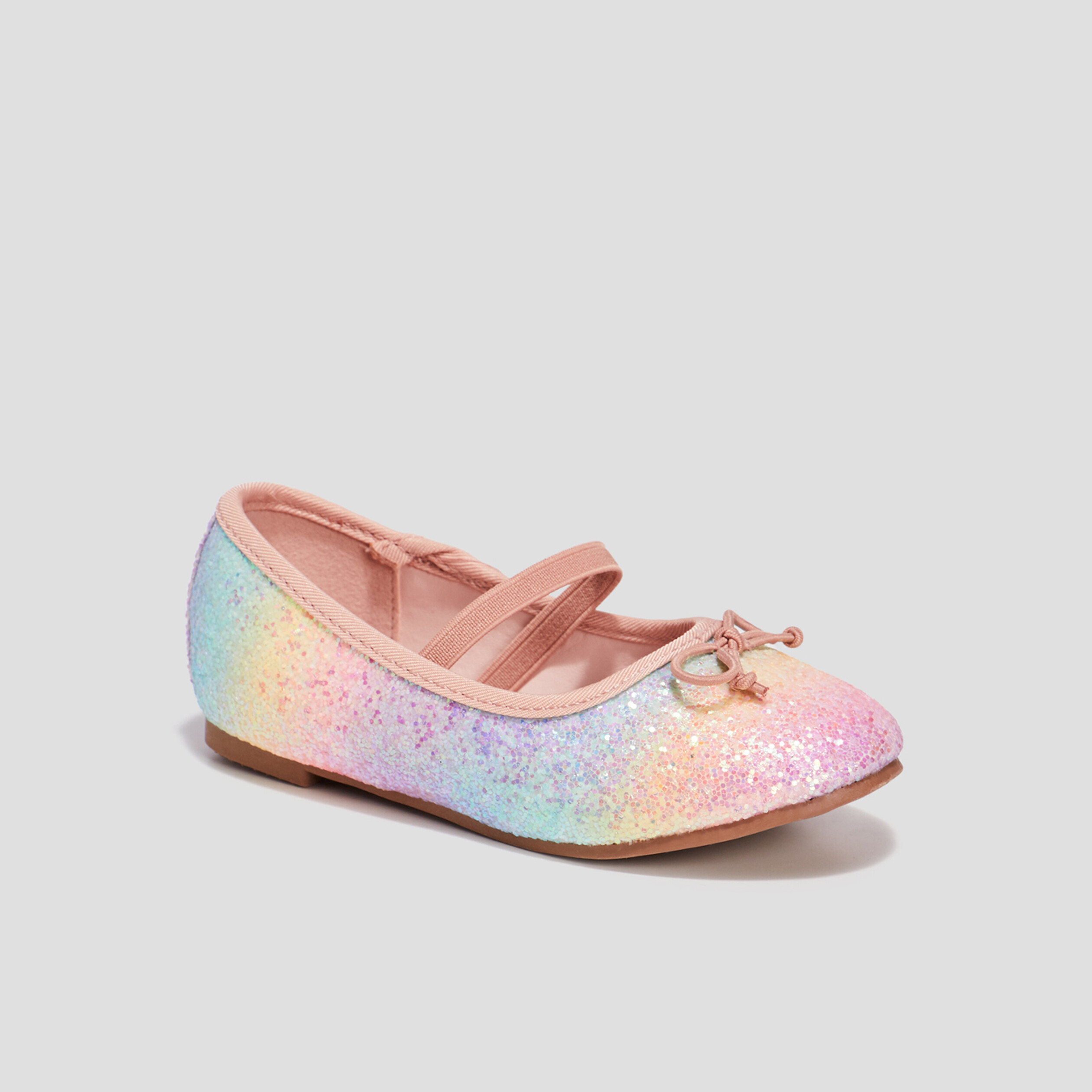 Ballerines à paillettes multicolore fille | La Halle