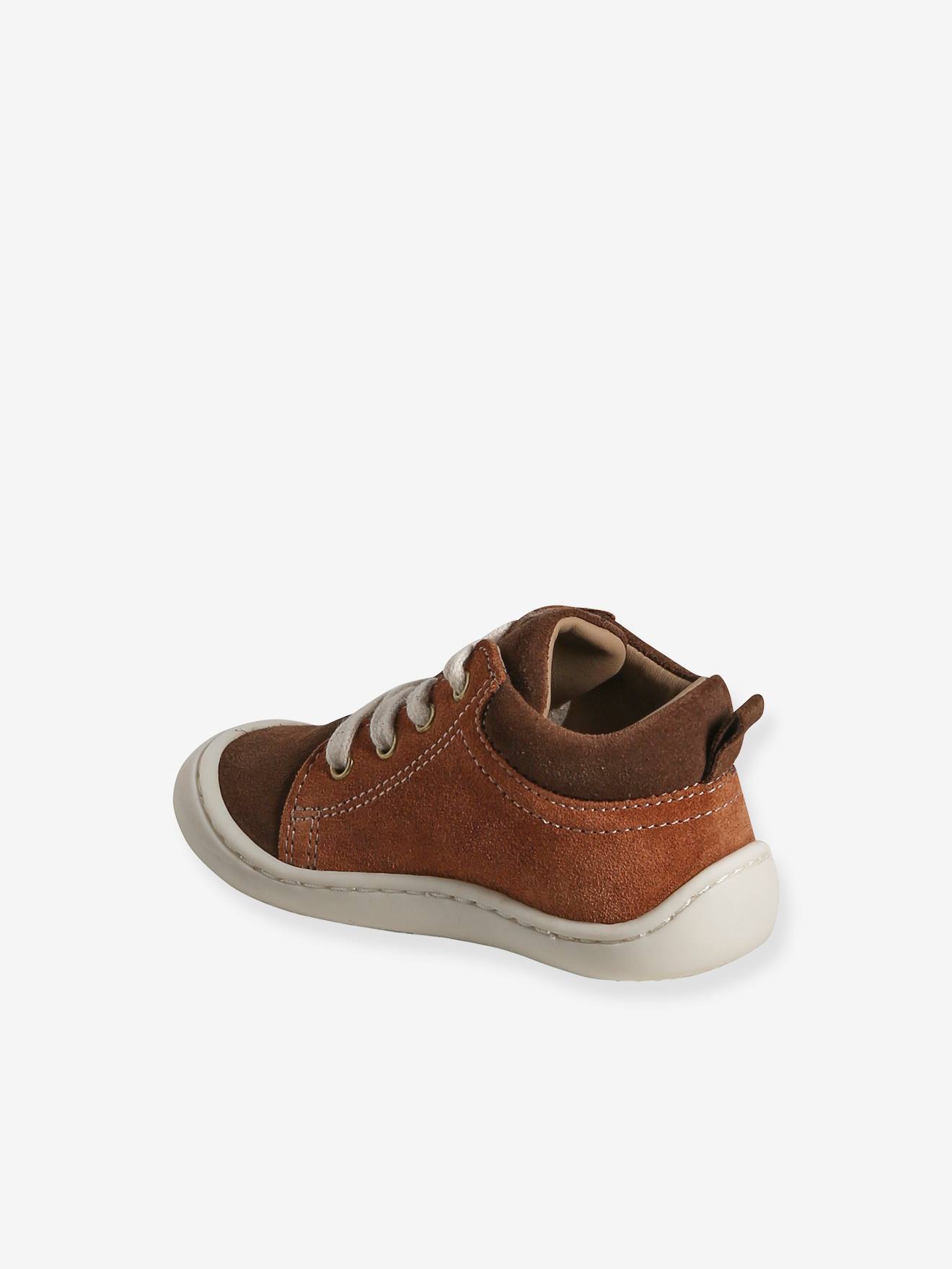 Vertbaudet Baby Lauflern-Boots mit Schnürung - rothaar
