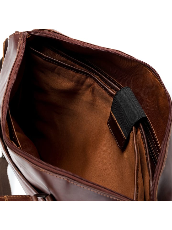 BACCINI Leder-Laptoptasche 15