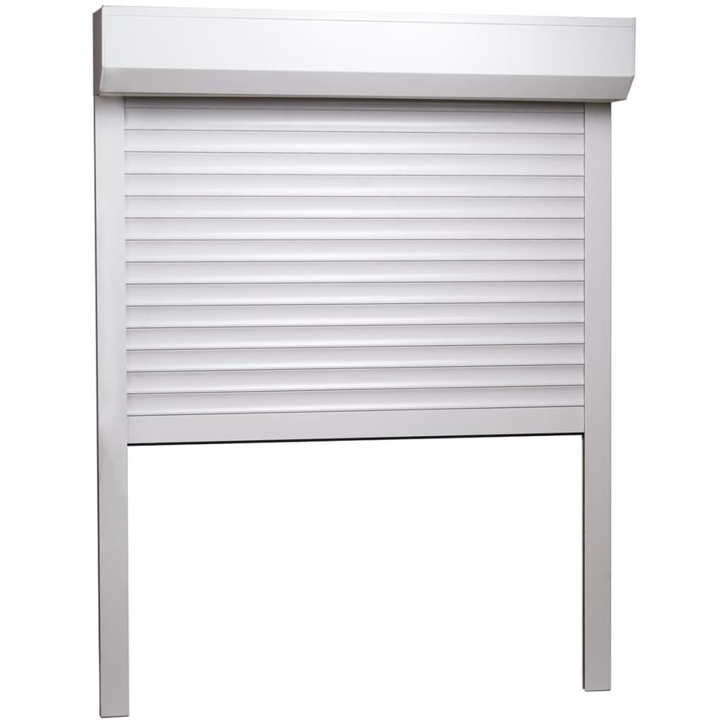 Jalousie Rollladen Aluminium 70100 cm Weiß, vidaXL