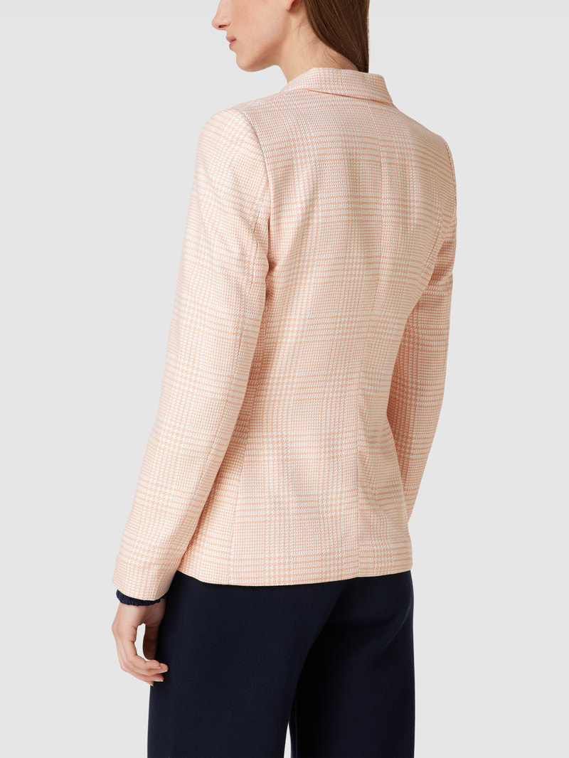 Blazer mit Allover-Muster in orange