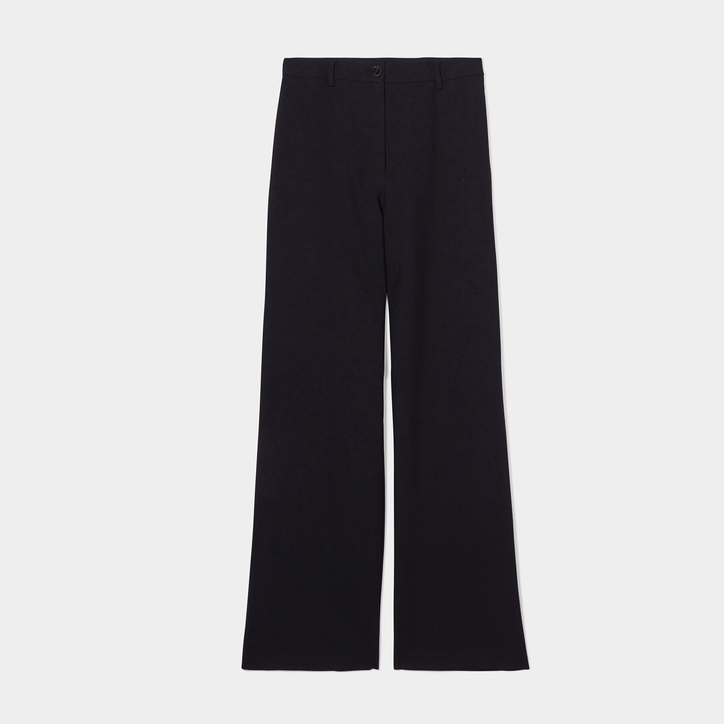 Pantalon city regular noir femme | La Halle