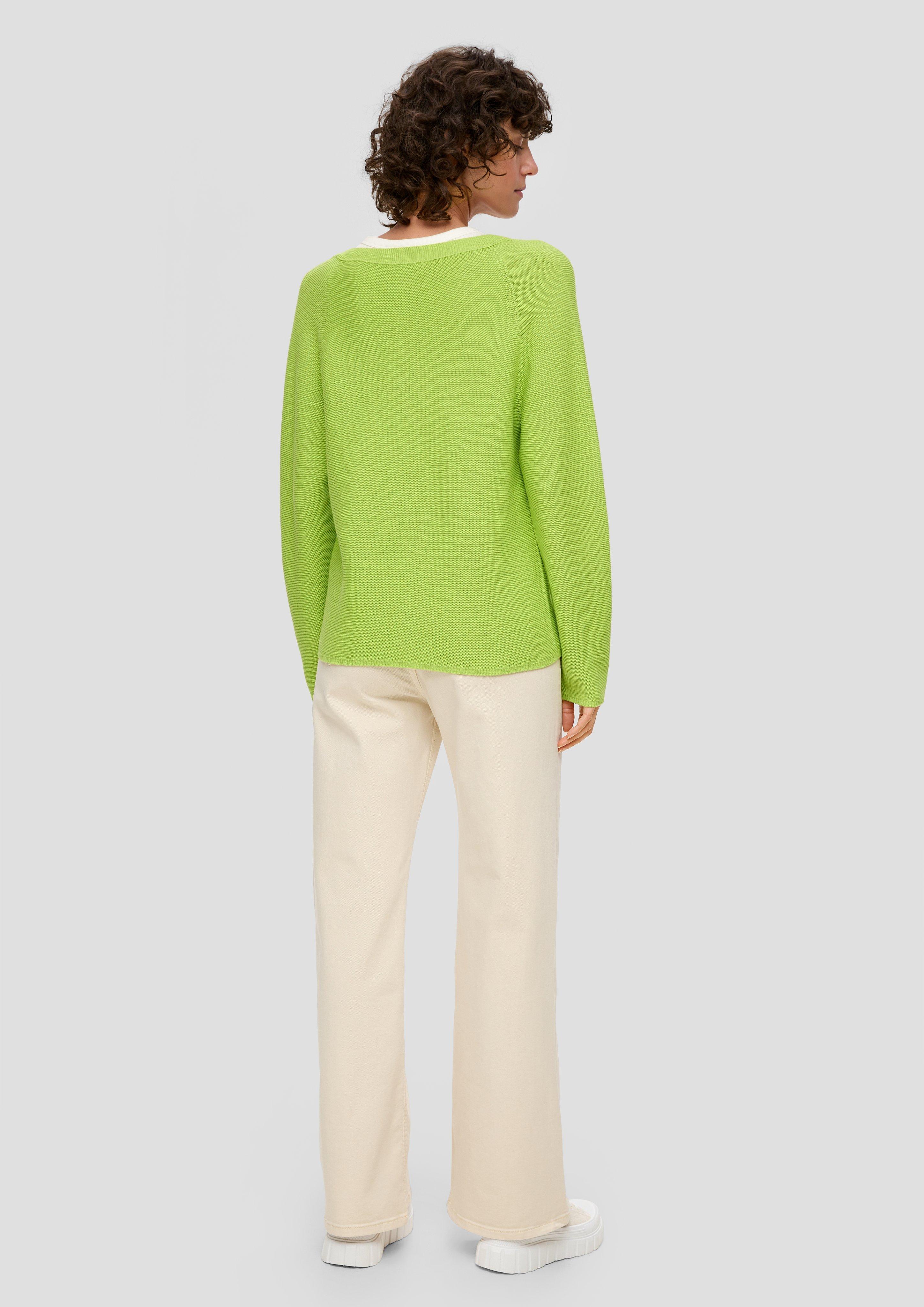 Pullover mit V-Ausschnitt  2145636-7423