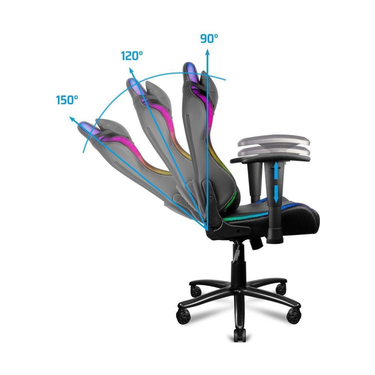 ONE GAMING Gaming Chair Gaming Stuhl ONE GAMING Chair Pro Kids RGB