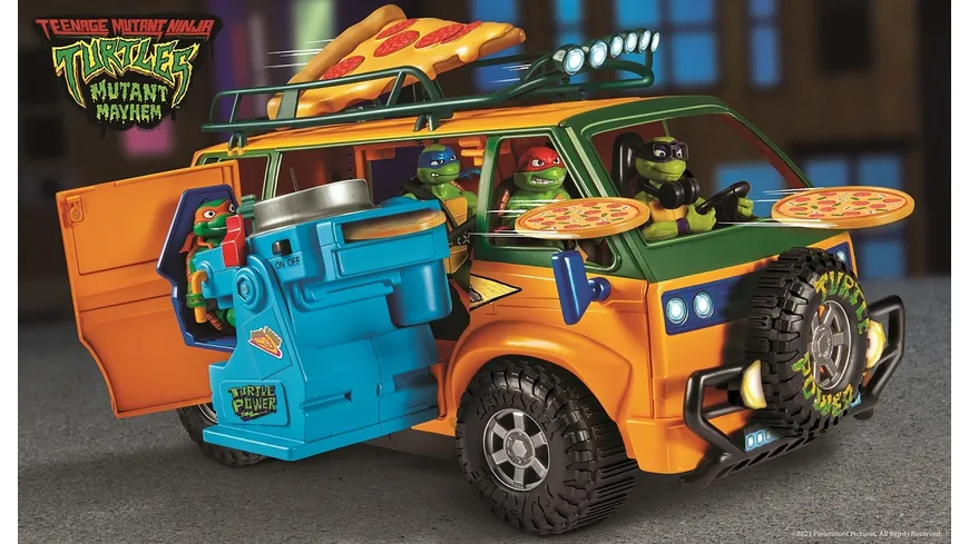 Teenage Mutant Ninja Turtles Mutant Mayhem Pizza Van