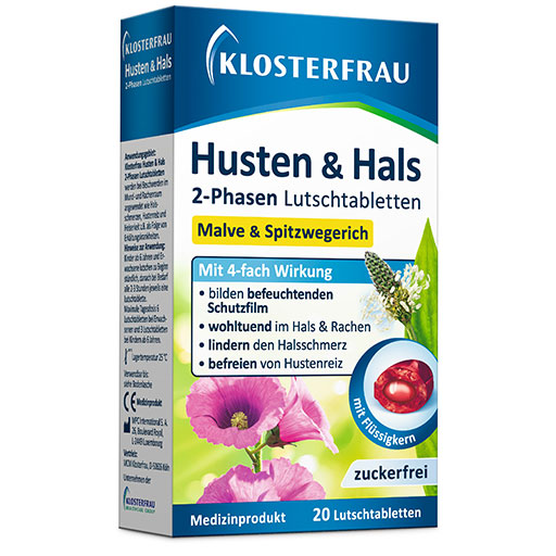 KLOSTERFRAU Husten & Hals Lutschtabletten  20 St  Lutschtabletten