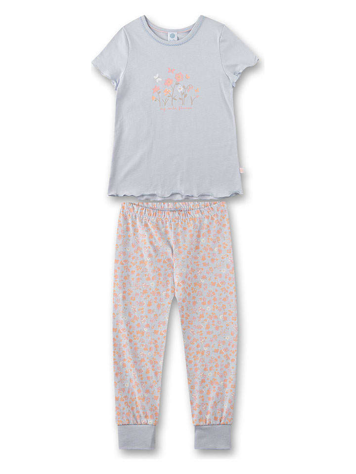 Sanetta Pyjama in Blaugrau günstig kaufen