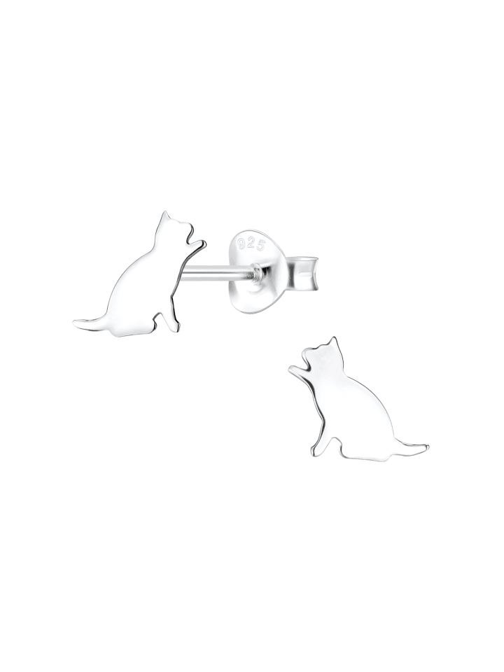 Alexander York Ohrstecker KATZE in 925 Sterling Silber, 2-tlg. günstig kaufen onesize
