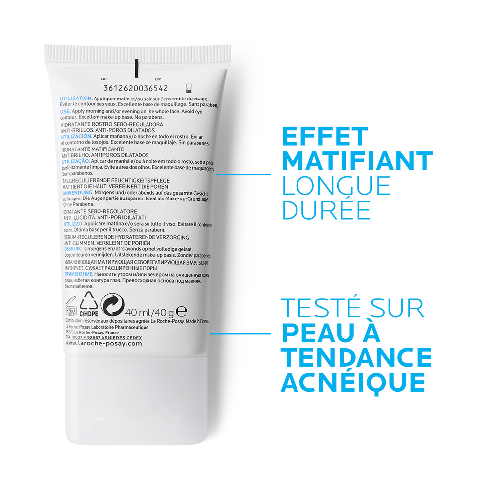 La Roche-Posay Effaclar MAT Hydratant Sébo-Régulateur Anti-imperfections