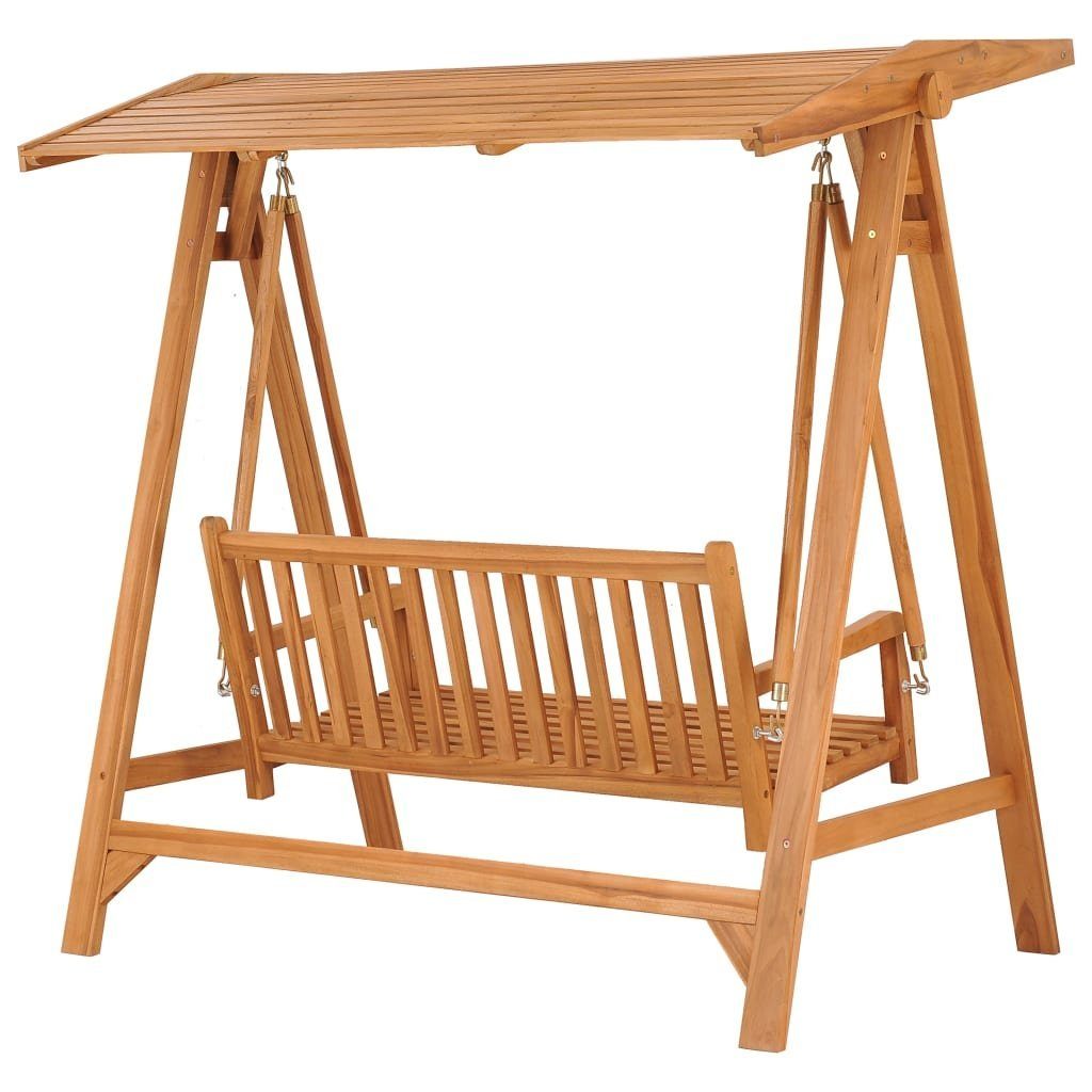 vidaXL Hollywoodschaukel Hollywoodschaukel 170 cm Massivholz Teak, 1 tlg.