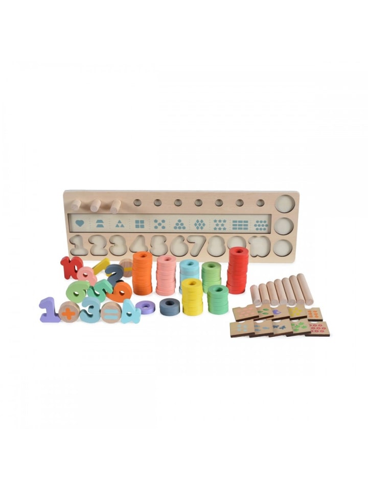 Moni Kinder Lern-Set 2052 Holz in bunt günstig kaufen onesize