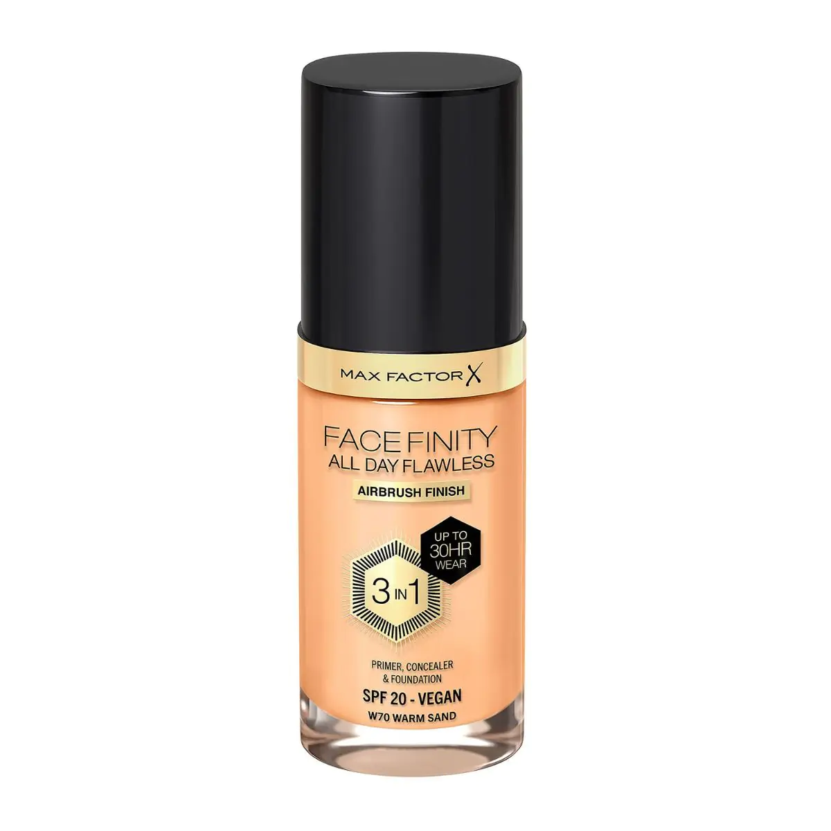 „Max Factor Facefinity 3in1 W70“ makiažo pagrindas