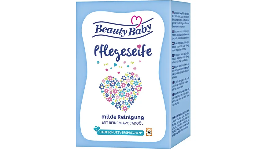 Beauty Baby Pflegeseife milde Reinigung mit reinem Avocadoöl 100 g