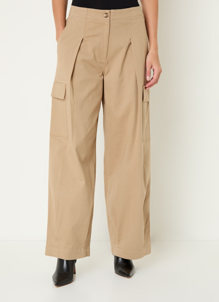 French Connection Atena high waist loose fit cargo trousers with side pockets