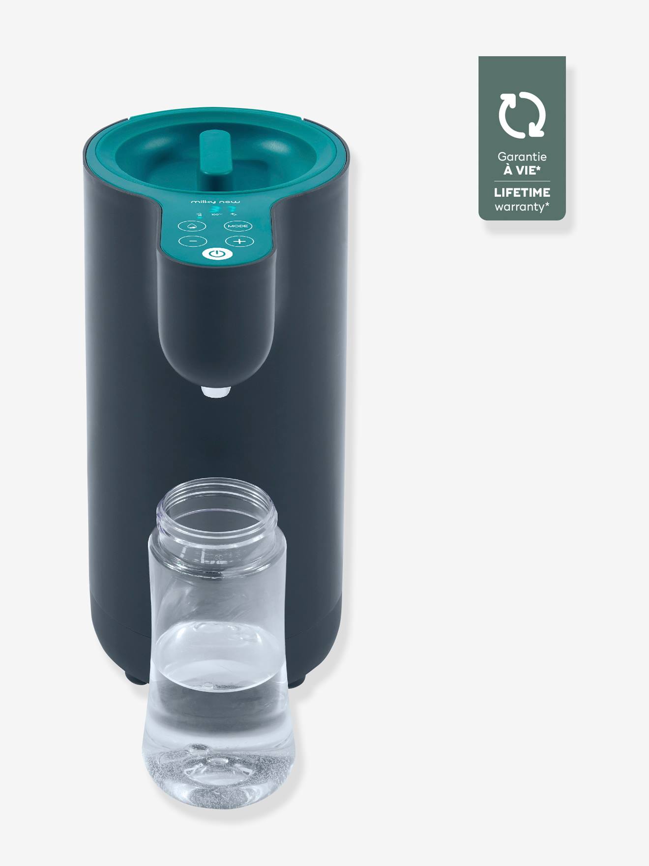 Préparateur de biberon Milky Now BABYMOOV bleu/gris