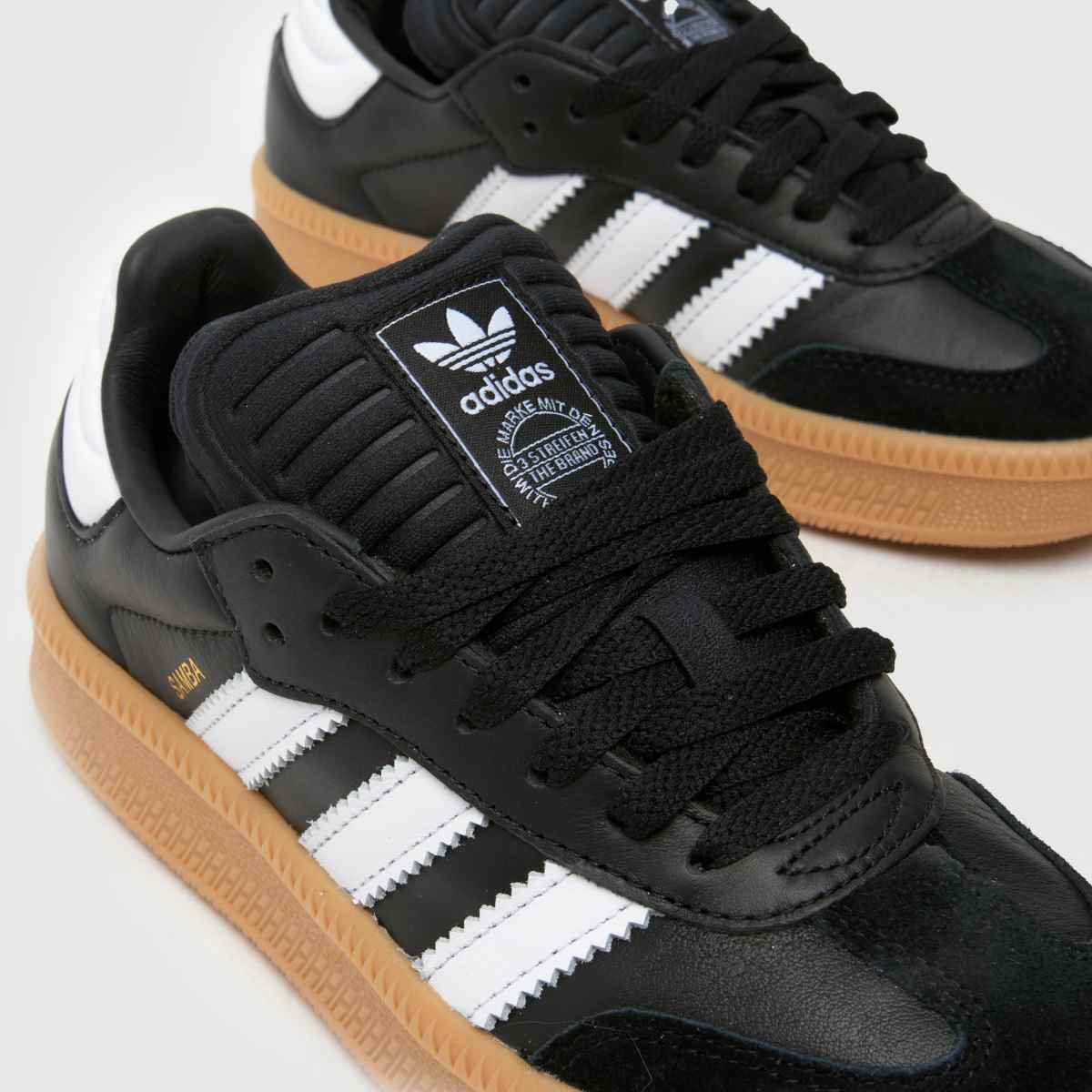 adidas fekete-fehér Samba XLG gyerek edzőcipők